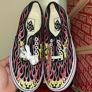 Authentic Vans Mash Up / Flames